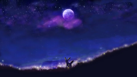 PC Umbreon Night Sky Live Wallpaper Free - Free Live Wallpaper