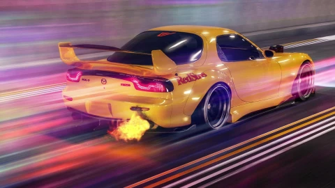 PC Mazda Rx7 Red Suns Live Wallpaper Free - Free Live Wallpaper