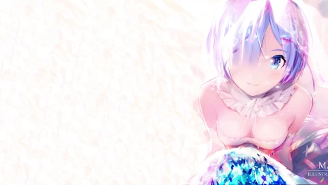 PC Rem Snowfall ReZero Live Wallpaper Free - Free Live Wallpaper