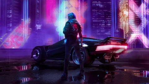 PC Cyberpunk 2077 Rain Live Wallpaper Free - Free Live Wallpaper
