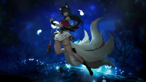 PC Ahri The Nine Tailed Fox Live Wallpaper Free - Free Live Wallpaper