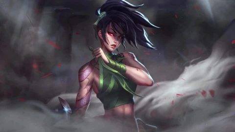 PC The Rogue Assassin Akali Live Wallpaper Free - Free Live Wallpaper