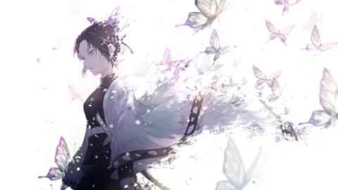 PC Butterflies Kimetsu No Yaiba Demon Slayer Live Wallpaper Free - Free Live Wallpaper