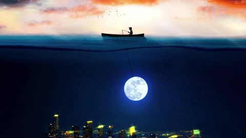 PC Moon Fishing Live Wallpaper Free - Free Live Wallpaper