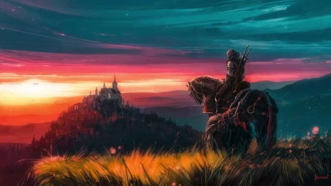 PC Beyond Hill and Dale Witcher 3 Live Wallpaper Free - Free Live Wallpaper