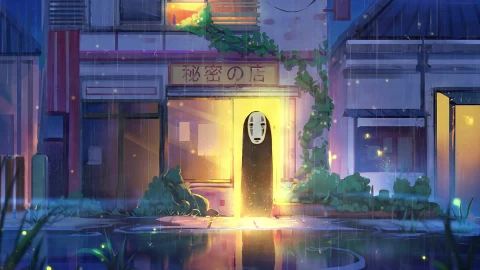 PC No Face Spirited Away Live Wallpaper Free - Free Live Wallpaper