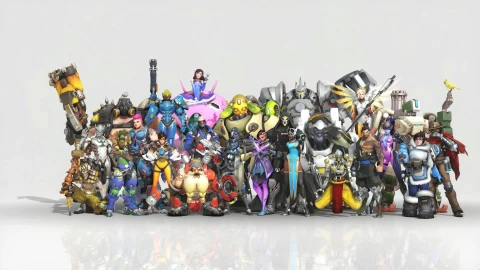PC OW Entire Team Live Wallpaper Free - Free Live Wallpaper