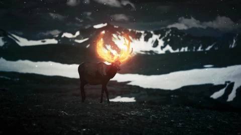 PC Magical Deer Live Wallpaper Free - Free Live Wallpaper