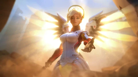 PC Let Me Heal You Mercy Overwatch Live Wallpaper Free - Free Live Wallpaper