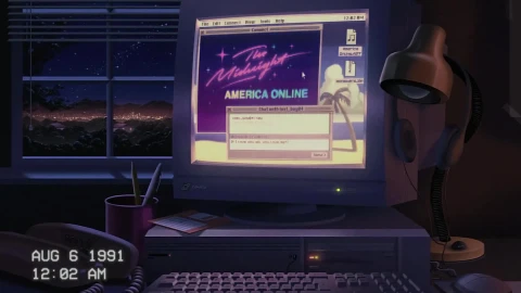 PC America Online VHS Live Wallpaper Free - Free Live Wallpaper