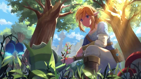 PC Link in a Forest Live Wallpaper Free - Free Live Wallpaper