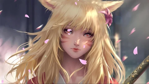 PC Ahri Pink Petals LoL Live Wallpaper Free - Free Live Wallpaper