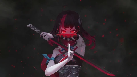 PC Samurai Girl Warrior Live Wallpaper Free - Free Live Wallpaper
