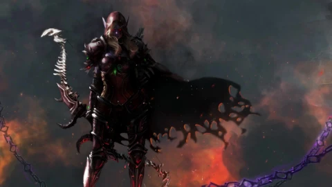 PC Sylvanas Windrunner Burning Live Wallpaper Free - Free Live Wallpaper