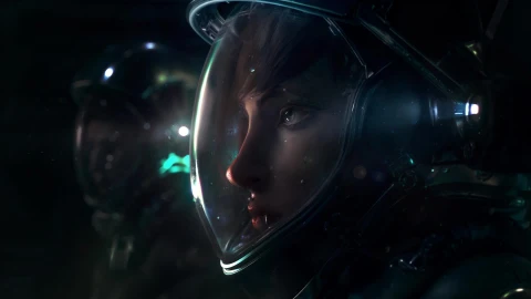PC Astronaut Girl Live Wallpaper Free - Free Live Wallpaper