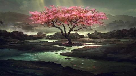 PC Sakura Tree Live Wallpaper Free - Free Live Wallpaper