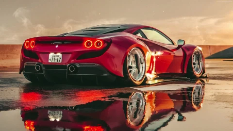 PC Ferrari F8 Live Wallpaper Free - Free Live Wallpaper