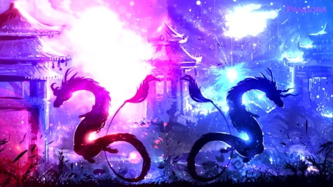 PC Two Dragons Live Wallpaper Free - Free Live Wallpaper