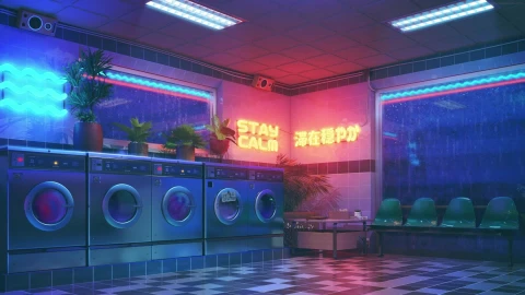 PC Coin Laundry Live Wallpaper Free - Free Live Wallpaper