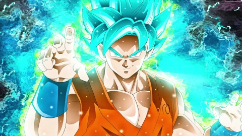 PC Blue Goku Dragonball Live Wallpaper Free - Free Live Wallpaper