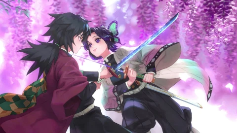 PC Giyu and Shinobu Demon Slayer Live Wallpaper Free - Free Live Wallpaper