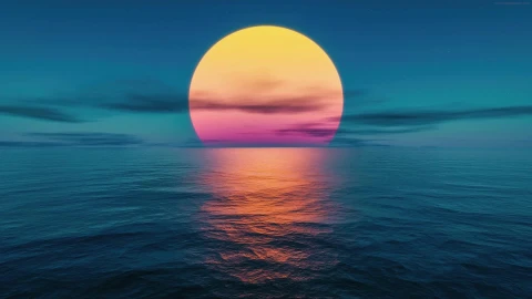 PC Sunset Ocean Live Wallpaper Free - Free Live Wallpaper