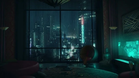 PC Apartment Rain Window Live Wallpaper Free - Free Live Wallpaper