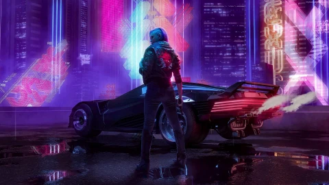 PC Cyberpunk 2077 Girl Rain Live Wallpaper Free - Free Live Wallpaper