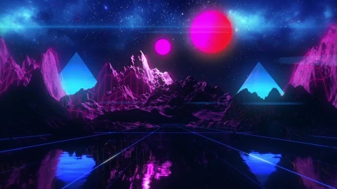 PC Retro Vaporwave Live Wallpaper Free - Free Live Wallpaper