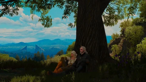 PC Geralt and Ciri Witcher 3 Live Wallpaper Free - Free Live Wallpaper