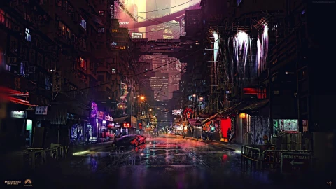 PC Cyberpunk City Live Wallpaper Free - Free Live Wallpaper