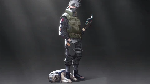PC Kakashi and Pakkun Naruto Live Wallpaper Free - Free Live Wallpaper