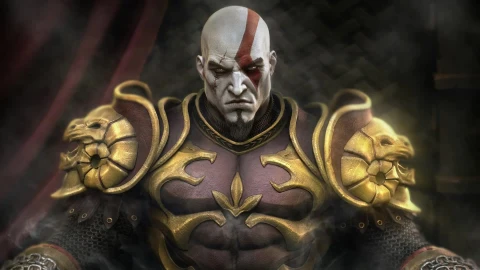 PC Kratos On Throne GOW Live Wallpaper Free - Free Live Wallpaper