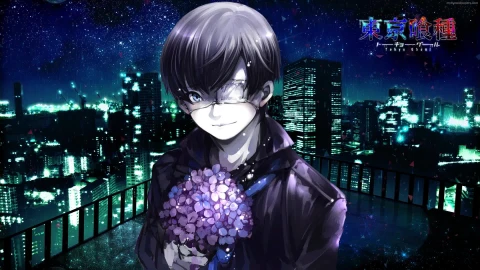 PC Ken Kaneki Flowers Tokyo Ghoul Live Wallpaper Free - Free Live Wallpaper