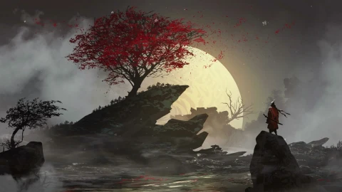 PC Lone Samurai Live Wallpaper Free - Free Live Wallpaper