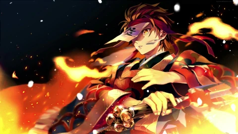 PC Hinokami Kagura Kimetsu no Yaiba Live Wallpaper Free - Free Live Wallpaper