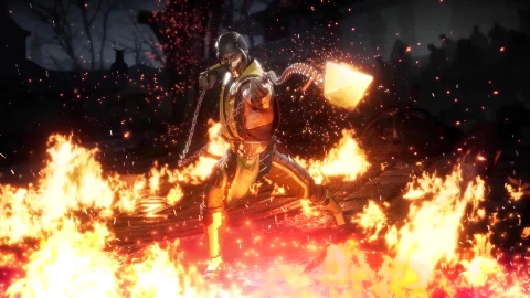 PC Scorpion Mortal Kombat 1 Live Wallpaper Free - Free Live Wallpaper