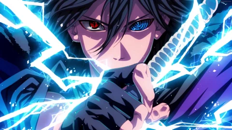 PC Sasuke Uchiha Electricity Live Wallpaper Free - Free Live Wallpaper