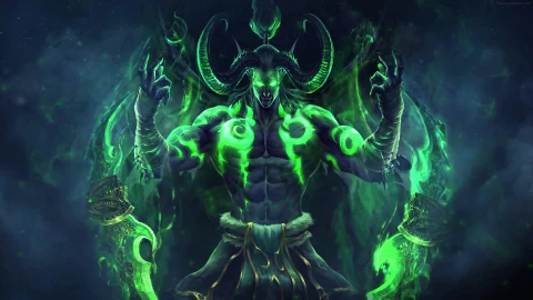 PC Illidian Stormrage Green Glow Mist Live Wallpaper Free - Free Live Wallpaper