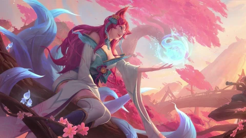 PC Ahri Spirit Blossom Live Wallpaper Free - Free Live Wallpaper