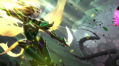 PC  Viridian Kayle LOL Live Wallpaper Free - Free Live Wallpaper