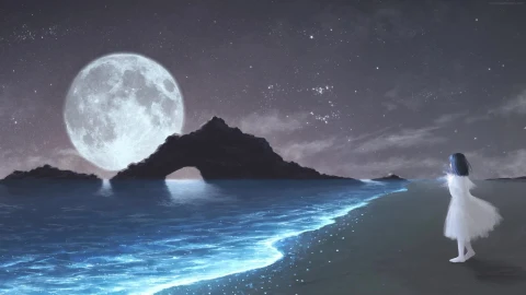 PC Glowing Waves Live Wallpaper Free - Free Live Wallpaper
