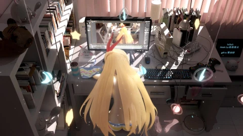 PC  Video Edit Anime Girl Live Wallpaper Free - Free Live Wallpaper