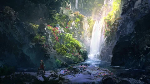 PC Fantasy Waterfall Live Wallpaper Free - Free Live Wallpaper