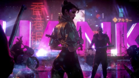 PC Nunchuck Girl Cyberpunk 2077 Live Wallpaper Free - Free Live Wallpaper