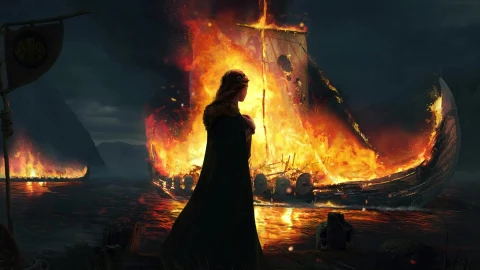 PC Viking Funeral Live Wallpaper Free - Free Live Wallpaper
