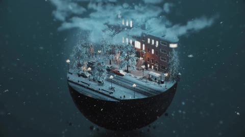 PC Snow Sphere Live Wallpaper Free - Free Live Wallpaper