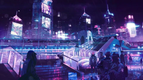 PC Cyberpunk City 1 Live Wallpaper Free - Free Live Wallpaper