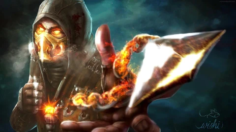 PC Scorpion Flames MK Live Wallpaper Free - Free Live Wallpaper