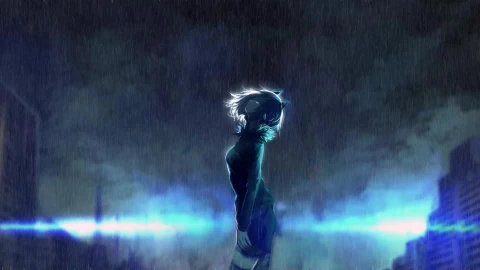 PC Rain Anime Girl Live Wallpaper Free - Free Live Wallpaper